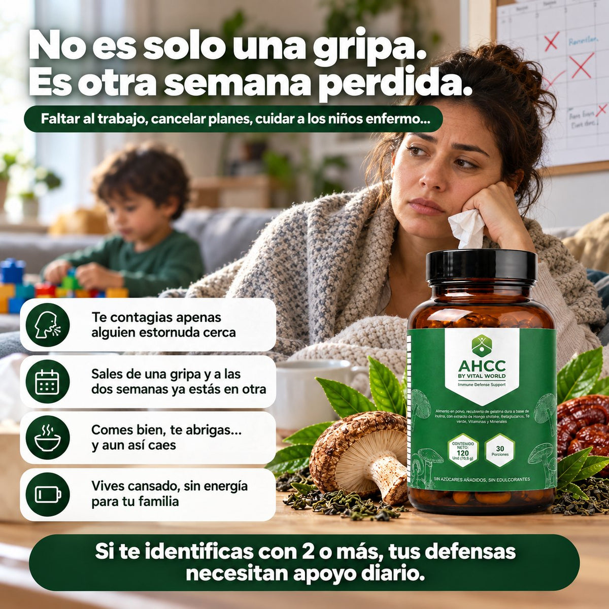 No es solo una gripa, es otra semana perdida