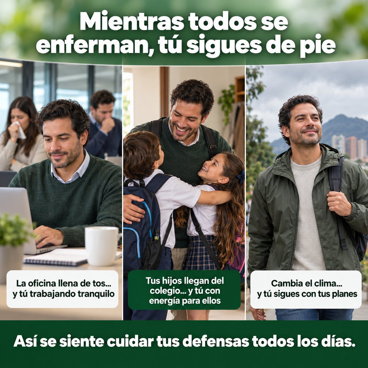 Mientras todos se enferman, tú sigues de pie